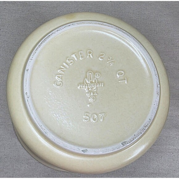 Vtg Pfaltzgraff Village Baking Set | 5-Piece Mixing Bowl & Cookie Jar Collection - Picture 6 of 16